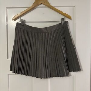 Zara Charcoal Pleated Mini Skirt